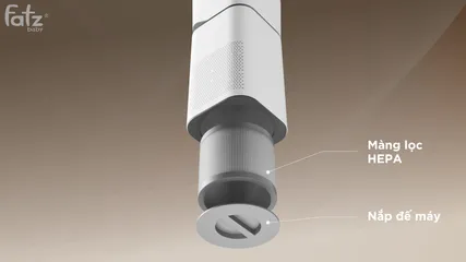 Máy Lọc Không Khí Bù Ẩm Fatzbaby IonAir 1 FB8901LH - Công Nghệ Ion Plasma, Lọc Sạch Bụi Bẩn, Tạo Độ Ẩm Lý Tưởng Cho Không Gian 15m²