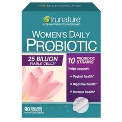 Men Vi Sinh Cho Phụ Nữ Trunature Probiotic 90 Viên - Hỗ Trợ Sức Khỏe Vùng Kín, Tiêu Hóa & Miễn Dịch