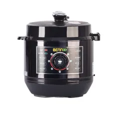 Nồi áp suất điện Bennix BN-60P 6L - Chất liệu nhôm chống dính, dễ sử dụng cho gia đình 4-6 người, hầm gà, nấu cơm, ninh xương.