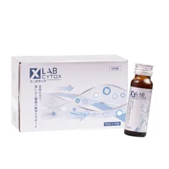 Nước Uống Hỗ Trợ Thải Độc Cơ Thể Xlab Cytox - Tăng Cường Miễn Dịch, Chức Năng Gan Thận, Dưỡng Da Tươi Trẻ, Hộp 10 Lọ 50ml