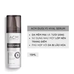 Serum Trẻ Hóa Da ACM Duolys Hyal Intensive - Chống Lão Hóa, Vitamin C & E, 15ml, Phục Hồi Làn Da Rạng Rỡ