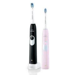 Bộ 2 Bàn Chải Đánh Răng Điện Philips Sonicare HX6232/41 - Công Nghệ Sonic, Loại Bỏ Mảng Bám, Sạc 14 Ngày, Đổi Mới Vệ Sinh Răng Miệng