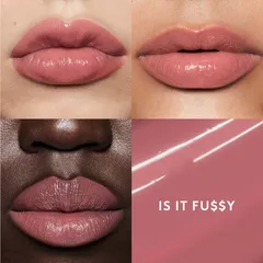 Son bóng Fenty Beauty Gloss Bomb Stix High-Shine màu Is it Fussy - Son hồng nude nhẹ, mềm mướt, hiệu ứng bóng tự nhiên cho đôi môi quyến rũ