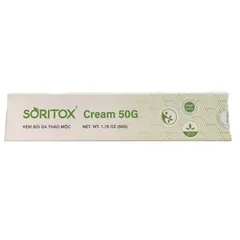 Kem Bôi Da Soritox Cream 50g - Dưỡng Ẩm, Chăm Sóc Da, Giảm Ngứa, Bong Tróc - Giải Pháp Cho Làn Da Khô Khó Chịu