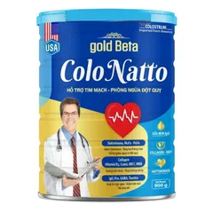 Sữa Bột Hỗ Trợ Tim Mạch Gold Beta Colo Natto 900g - Tăng Cường Sức Khỏe Toàn Diện và Hỗ Trợ Tim Mạch
