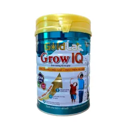 Sữa Goldlac Grow IQ 900g - Bổ sung Canxi, Vitamin D và DHA cho trẻ 1-18 tuổi phát triển chiều cao và trí não toàn diện