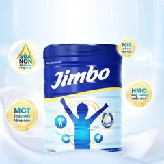 Sữa Bột Jimbo Tăng Cân Cho Trẻ 3-18 Tuổi - Hỗ Trợ Phát Triển Chiều Cao Và Cải Thiện Sức Khỏe, 650g