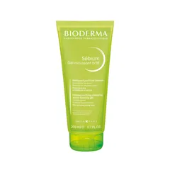 Sữa Rửa Mặt Bioderma Sebium Gel Moussant Actif 200ml - Chăm Sóc Da Dầu, Mụn với 1.8% BHA và 1% AHA Giúp Sạch Sau, Kiểm Soát Dầu Thừa