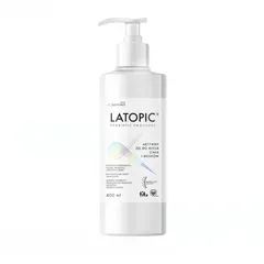 Sữa Tắm & Gội Latopic 400mL cho Da Khô & Nhạy Cảm - Gel Dưỡng Ẩm, Kháng Khuẩn, Giúp Làm Sạch Da và Tóc An Toàn