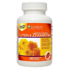Viên bổ mắt Trunature Vision Complex Lutein & Zeaxanthin 140 viên - Hỗ trợ tăng cường sức khỏe mắt, cải thiện thị lực, giảm mỏi mắt