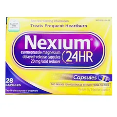 Viên uống hỗ trợ dạ dày Nexium24hr 28 viên - Giảm đau, ợ nóng và trào ngược hiệu quả, sản phẩm hỗ trợ tiêu hóa từ Mỹ
