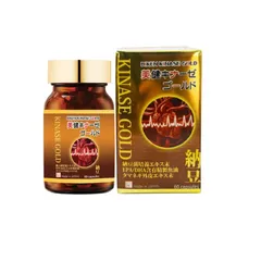 Viên uống Biken Kinase Gold Nhật Bản Hỗ trợ Tim Mạch - Giảm Nguy Cơ Đột Quỵ, 60 Viên, Bổ Sung Sức Khỏe Tốt Nhất