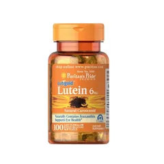 Viên uống bổ mắt Puritan's Pride Lutigold Lutein 6mg 100 viên - Giúp giảm mỏi mắt, tăng cường thị lực, sản phẩm tự nhiên từ Mỹ
