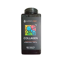 Viên uống Collagen Youtheory Men's 390 viên - Hỗ trợ sức khỏe xương, da và tóc dành cho nam giới, Mỹ