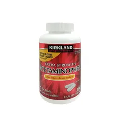 Viên uống giảm đau Kirkland Ac.etaminophen 500mg - Hỗ trợ giảm đau, hạ sốt, 500 viên Mỹ