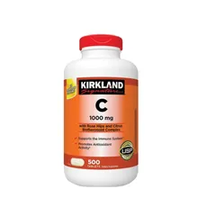 Viên Uống Vitamin C Kirkland 1000mg - Tăng Cường Miễn Dịch, Làm Đẹp Da, 500 Viên Mỹ