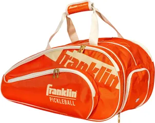 Balo Pickleball Franklin Sports Pro Series Màu Cam - Balo Thể Thao Thời Trang 4 Ngăn Đựng Dụng Cụ và Phụ Kiện An Toàn