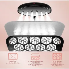 Bàn là hơi nước SEKA SK479 - Công suất 2000W, phun hơi liên tục 32g/phút, xử lý nếp nhăn quần áo hiệu quả, màu hồng đẹp mắt.