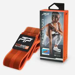 Băng Tập Đàn Hồi PTP FlexiBand Cam Trung Bình - Dụng Cụ Giãn Cơ Hỗ Trợ Tập Luyện Cường Độ Cao, Phục Hồi Cơ Khớp