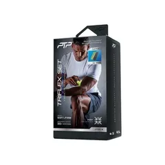 Bộ 2 dụng cụ xoa bóp PTP Triflex Set - Hỗ trợ phục hồi, giảm căng cơ, kích thước nhỏ gọn, màu đen & xanh lá, dành cho vận động viên, người tập thể thao