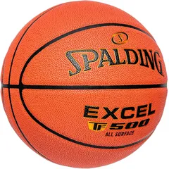 Bóng rổ Spalding Excel TF500 - Bóng Chơi Trong Nhà và Ngoài Trời, Độ Bám Dính Tốt, Chất Liệu Composite Bền Bỉ