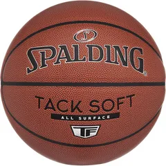 Bóng Rổ Spalding Tack Soft TF Size 7 - Bóng Composite Cao Cấp Cho Chơi Trong Nhà & Ngoài Trời, Độ Bám Tốt, Phù Hợp Nam Nữ