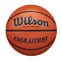 Bóng rổ Wilson Evolution Indoor Game WZ10012 - Bóng Bền, Chống Thấm, Phù Hợp Chơi Trong Nhà, Độ Bám Cao