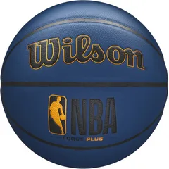 Bóng Rổ Wilson NBA Forge Plus Deep Navy Size 7 - Chơi Trong Nhà & Ngoài Trời, Độ Nảy Ổn Định, Bám Cao, Kiểm Soát Tốt