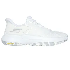 Giày Pickleball Nữ Skechers Viper Court Elite Trắng - Giày Tennis Thoáng Khí, Thiết Kế Đệm Thông Minh, Di Chuyển Linh Hoạt