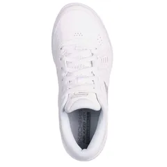 Giày Pickleball Nữ Skechers Viper Court Smash Trắng - Giày Tennis Thể Thao Mềm, Nhẹ, Thoáng Khí, Đệm êm ái, Thoải Mái