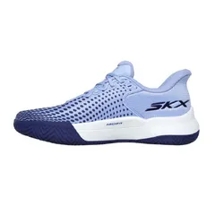 Giày Pickleball Nữ Skechers Viper Court Elite Xanh Nhạt - Giày Tennis Slip-On Thiết Kế Thoải Mái với Công Nghệ Arch Fit