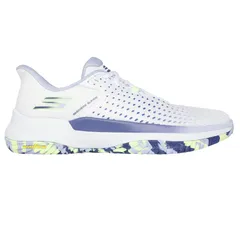Giày Pickleball Skechers Viper Court Elite Purple Lavender - Giày Tennis Thoáng Khí Chống Sốc Đế Cao Su Bền Chắc
