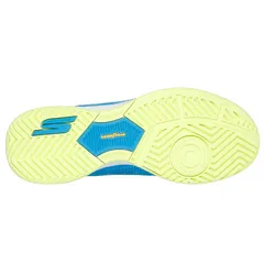 Giày Pickleball Skechers Viper Court Reload Blue/Lime - Giày Tennis Thể Thao Nam, Hỗ Trợ Giảm Chấn Thương, Thiết Kế Hiện Đại