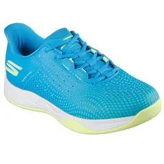 Giày Pickleball Skechers Viper Court Reload Blue/Lime - Giày Tennis Thể Thao Nam, Hỗ Trợ Giảm Chấn Thương, Thiết Kế Hiện Đại