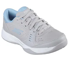 Giày Pickleball Nữ Skechers Viper Court Smash Gray Blue - Giày Tennis Thể Thao Chất Lượng Cao, Thiết Kế Độc Đáo, Thoải Mái