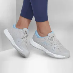 Giày Pickleball Nữ Skechers Viper Court Smash Gray Blue - Giày Tennis Thể Thao Chất Lượng Cao, Thiết Kế Độc Đáo, Thoải Mái