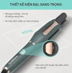 Máy Uốn Tóc Tự Động 360 BlueStone HSB-1738 - Công Nghệ Hẹn Giờ SmartTime, Trục Uốn 32mm Tạo Lọn Xoăn Nhanh Chóng