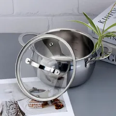 Nồi Inox Đúc Nguyên Khối Seka SKM3842/SKM3843 - Dùng Cho Mọi Bếp, Chất Liệu Inox 18/10, Đáy 3 Lớp, Tiết Kiệm Năng Lượng