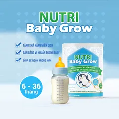 Sữa non Nutri Baby Grow 400g - Dinh dưỡng cho bé 6-36 tháng tuổi, hỗ trợ ăn ngon, hấp thu tốt và phát triển toàn diện