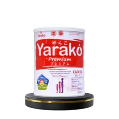 Sữa Yarako Premium CAO IQ 400g - Hỗ trợ phát triển chiều cao và trí não cho trẻ từ 1 tuổi trở lên - Bổ sung canxi và vitamin D3
