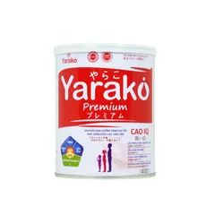 Sữa Yarako Premium CAO IQ 400g - Hỗ trợ phát triển chiều cao và trí não cho trẻ từ 1 tuổi trở lên - Bổ sung canxi và vitamin D3