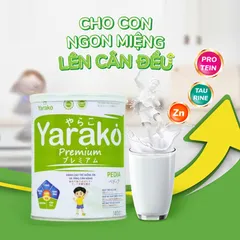 Sữa Yarako Premium Pedia 900g - Hỗ Trợ Tăng Cân Cho Bé Trên 1 Tuổi, Dinh Dưỡng Toàn Diện, Năng Lượng Cao