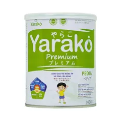 Sữa Yarako Premium Pedia 900g - Hỗ Trợ Tăng Cân Cho Bé Trên 1 Tuổi, Dinh Dưỡng Toàn Diện, Năng Lượng Cao
