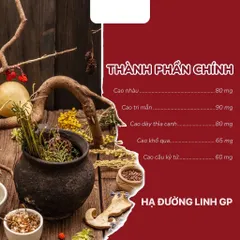 Viên Uống Hạ Đường Linh GP - Hỗ Trợ Ổn Định Đường Huyết Từ Trái Nhàu, Giảm Biến Chứng Tiểu Đường, Hộp 30 Viên