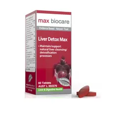 Viên uống hỗ trợ bổ gan Max Biocare Liver Detox Max 60 viên - Giải độc, tăng cường chức năng gan với chiết xuất tự nhiên