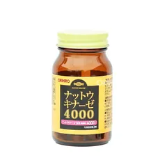 Viên uống tăng cường sức khỏe Orihiro Nattokinase 4000FU của Nhật - Hỗ trợ trí nhớ, lưu thông máu, người cao tuổi, 60 viên
