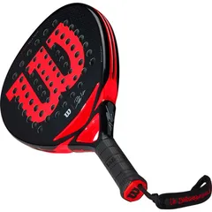 Vợt Padel Wilson Bela Team WR065711U2 - Gậy Chơi Thể Thao Đen Đỏ Cảm Hứng Huyền Thoại Fernando Belasteguin, Nâng Cao Kỹ Năng Chơi