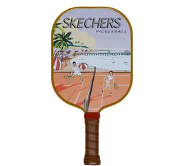 Vợt Pickleball Skechers SKX Fusion Wave Carbon - Thiết Kế Chuyên Nghiệp, Lõi Tổ Ong Chất Lượng, Dành Cho Vận Động Viên Chuyên Nghiệp