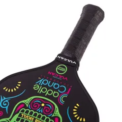 Vợt Pickleball Vulcan Candy Sugar Skull - Vợt Đầy Màu Sắc, Độ Bền Cao, Phong Cách Ngày Của Người Chết, Quà Tặng Fan Sưu Tập