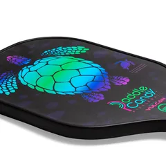 Vợt Pickleball Vulcan Candy Turtle - Vợt Chơi Đẹp Màu Ngọc Lam, Thiết Kế Cầm Tay, Tốc Độ Chính Xác, Quà Tặng Người Chơi Thể Thao
